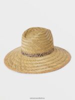 Z0ZR08974 Natural Women Throw Shade Straw Hat Volcom Accessories - Image 9