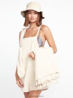 Z0ZR08976 Sand Women Apres Sol Bucket Hat Volcom Accessories - Image 6