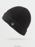 Z0ZR08979 Black Women Full Stone Beanie Volcom Accessories