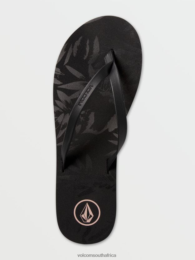 Z0ZR08985 Black Out Women Color Me Spring Sandal Volcom Footwear - Image 4