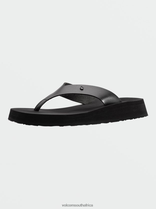 Z0ZR08987 Black Women Not Ur Moms Platform Sandals Volcom Footwear - Image 3