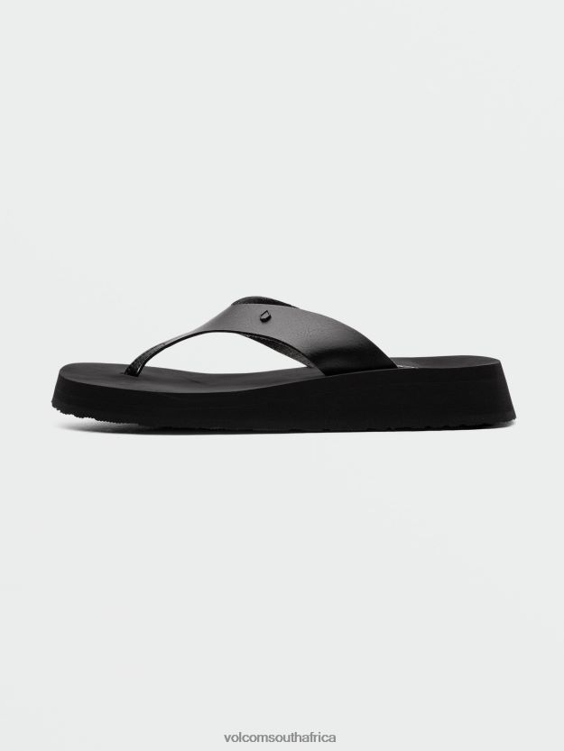 Z0ZR08987 Black Women Not Ur Moms Platform Sandals Volcom Footwear - Image 6