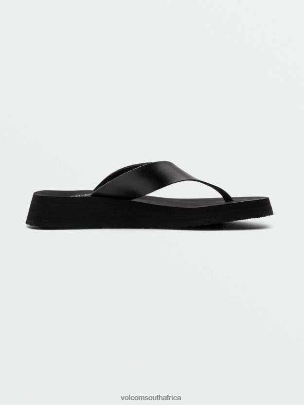Z0ZR08987 Black Women Not Ur Moms Platform Sandals Volcom Footwear - Image 8