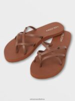 Z0ZR08988 Cognac Women New School II Sandals Volcom Footwear