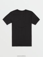Z0ZR0898 Black Men California Short Sleeve Tee Volcom Clothing - Image 3