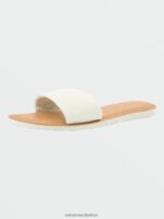 Z0ZR08990 White Women Simple Slide Sandals Volcom Footwear - Image 3