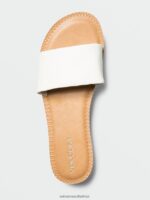 Z0ZR08990 White Women Simple Slide Sandals Volcom Footwear - Image 9