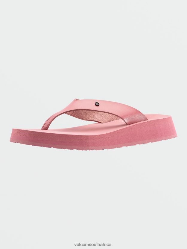 Z0ZR08993 Desert Pink Women Not Ur Moms Platform Sandals Volcom Footwear - Image 3