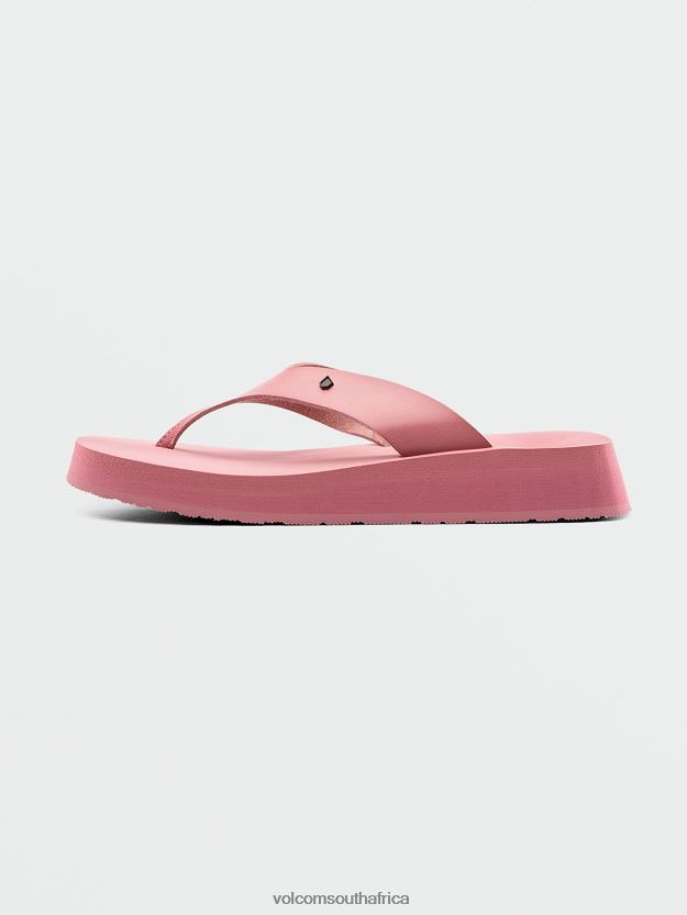 Z0ZR08993 Desert Pink Women Not Ur Moms Platform Sandals Volcom Footwear - Image 5