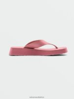 Z0ZR08993 Desert Pink Women Not Ur Moms Platform Sandals Volcom Footwear - Image 8