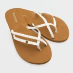 Z0ZR08995 White Women Thrills II Sandals Volcom Footwear