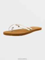 Z0ZR08995 White Women Thrills II Sandals Volcom Footwear - Image 5