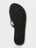 Z0ZR08996 Black Out Women New School II Sandals Volcom Footwear - Image 3