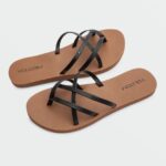 Z0ZR08998 Black Women New School II Sandals Volcom Footwear