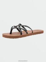 Z0ZR08998 Black Women New School II Sandals Volcom Footwear - Image 6