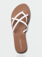 Z0ZR08999 White Women New School II Sandals Volcom Footwear - Image 5