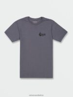 Z0ZR0899 Dark Slate Men Utah Short Sleeve Tee Volcom Clothing